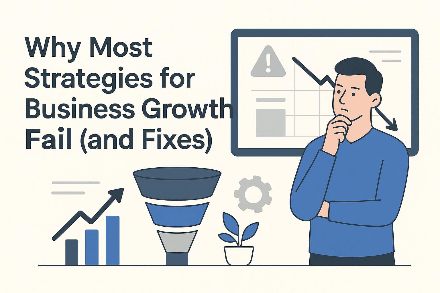 Why Most Strategies for Business Growth Fail (and Fixes)